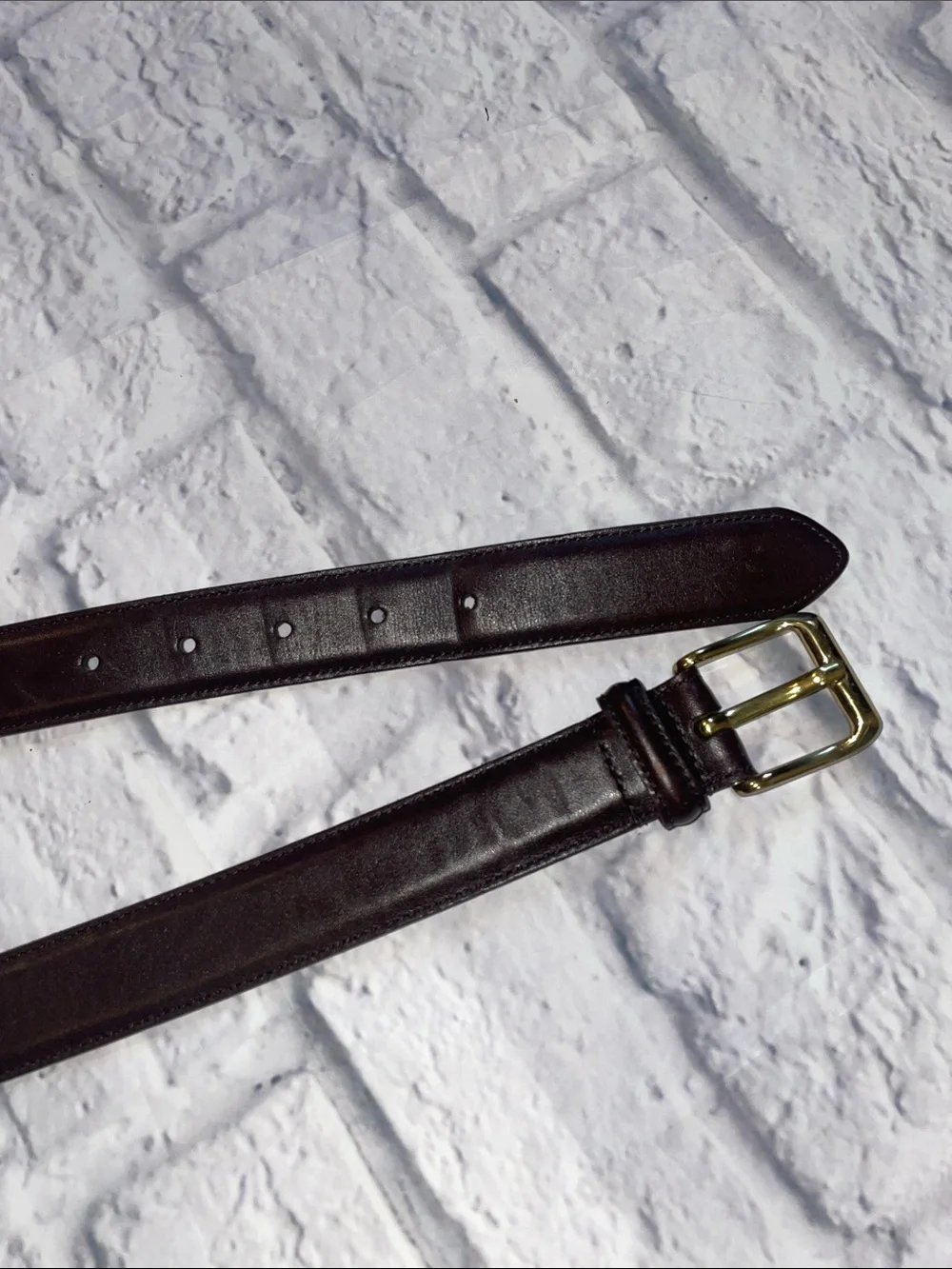 Coach Men’s Vintage Brown Leather Belt. Size 38
